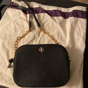 Tory Burch - Black Robinson Round Crossbody